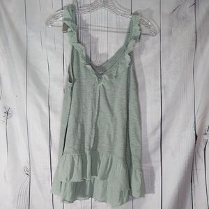 American Eagle Flutter Strap Cami Flowy Fairy Babydoll Top